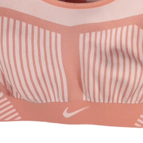 NIKE Pink Compression Sports Training Super Support Bra SZ Small - Picture 4 of 12
